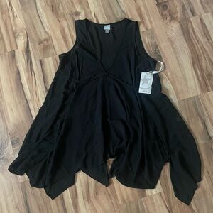 NWT Converse Sheer V-Neck Tunic Tank Sz XL